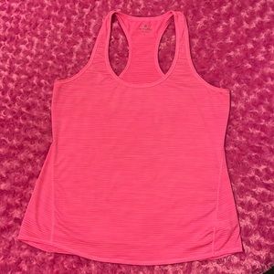 Barbie Pink Athleta Tank - Ribbed Racer Back Like New 💖